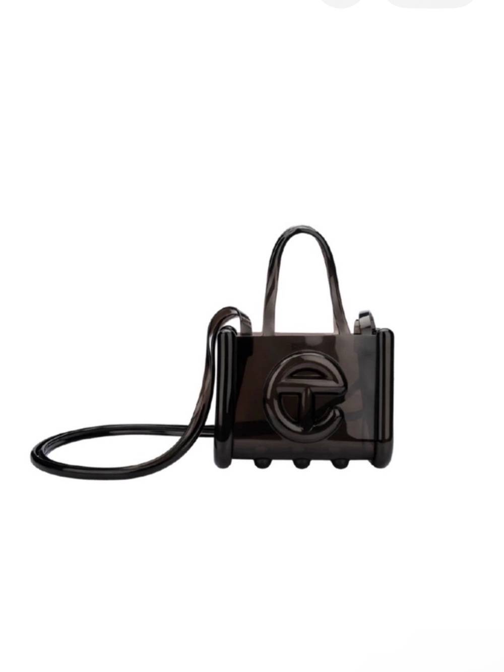 NWT Small Black Melissa x Telfar Jelly Shopper
